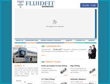 Tablet Screenshot of fluidfitengg.com